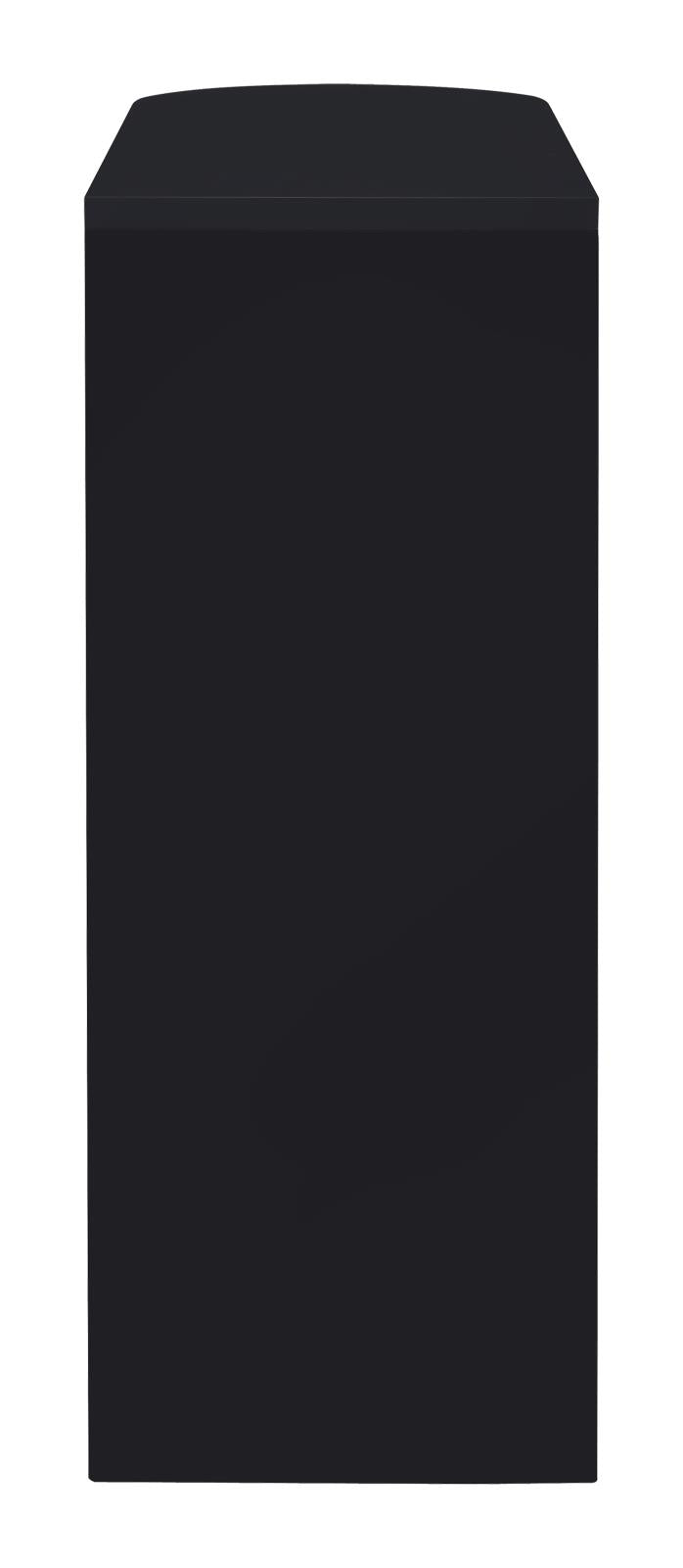 Adolfo Glossy Black/Clear 3-Tier Bar Table - 101063 - Bien Home Furniture & Electronics