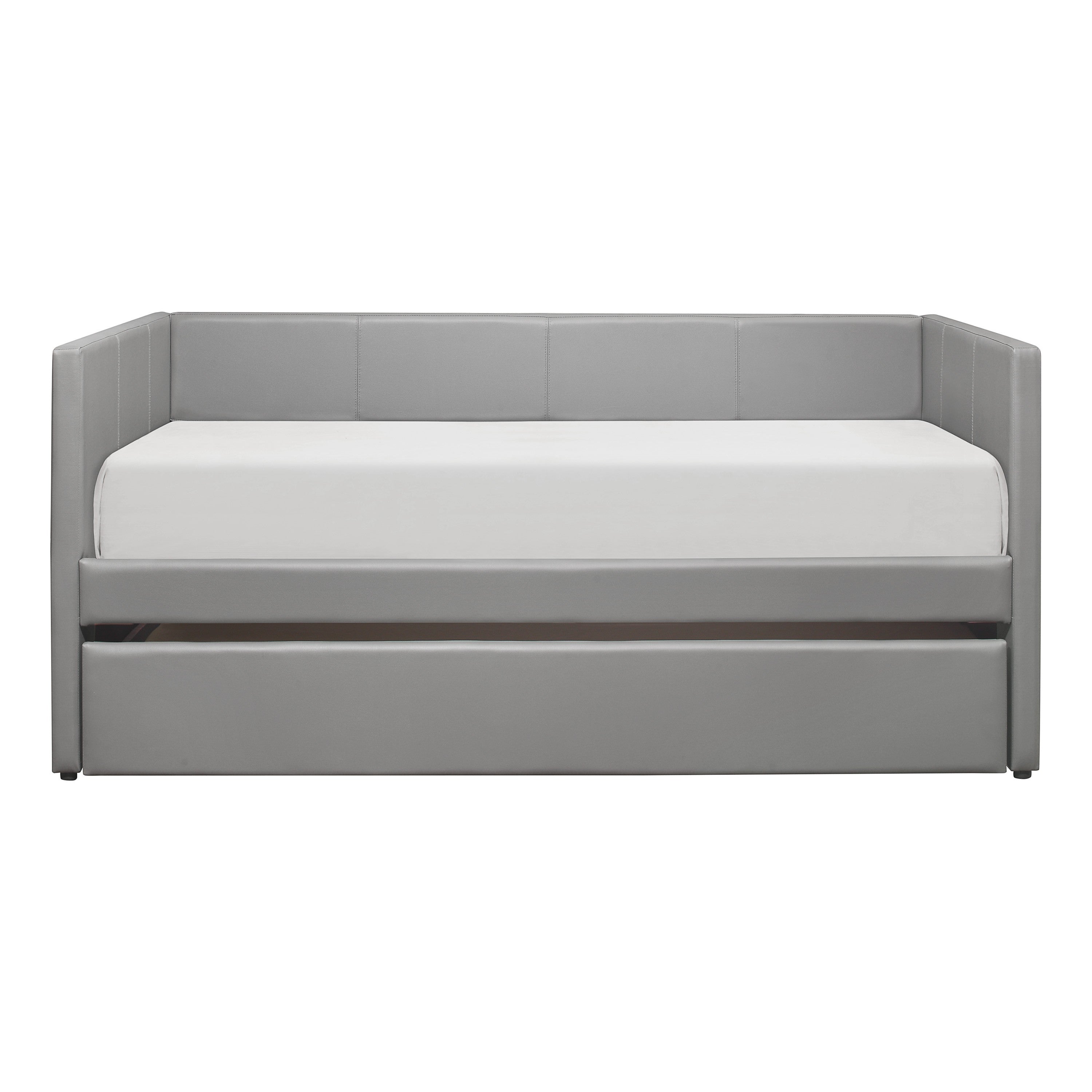 Adra Gray Twin Daybed with Trundle - SET | 4949GY-A | 4949GY-B - Bien Home Furniture &amp; Electronics