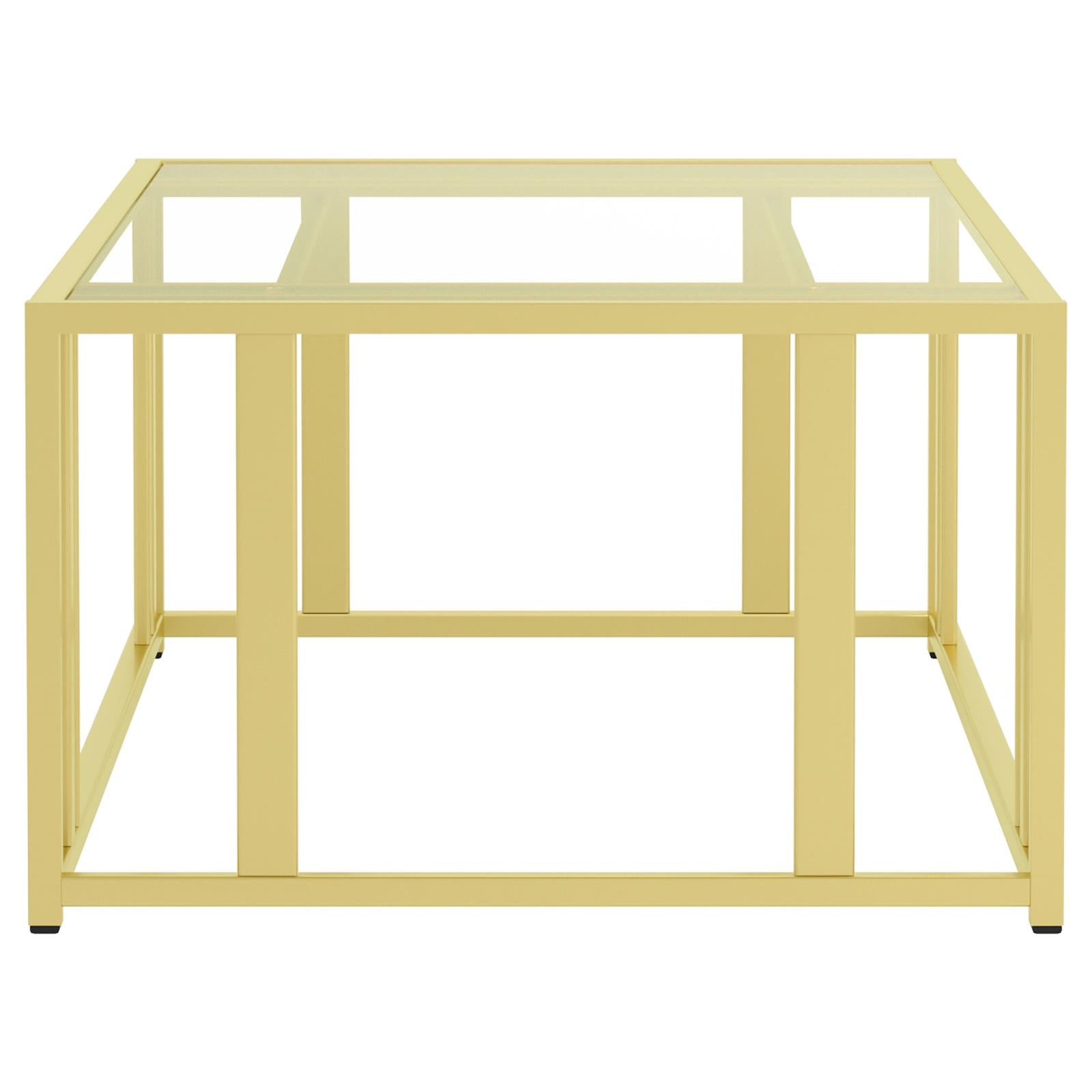 Adri Matte Brass Metal Frame Coffee Table - 723608 - Bien Home Furniture & Electronics