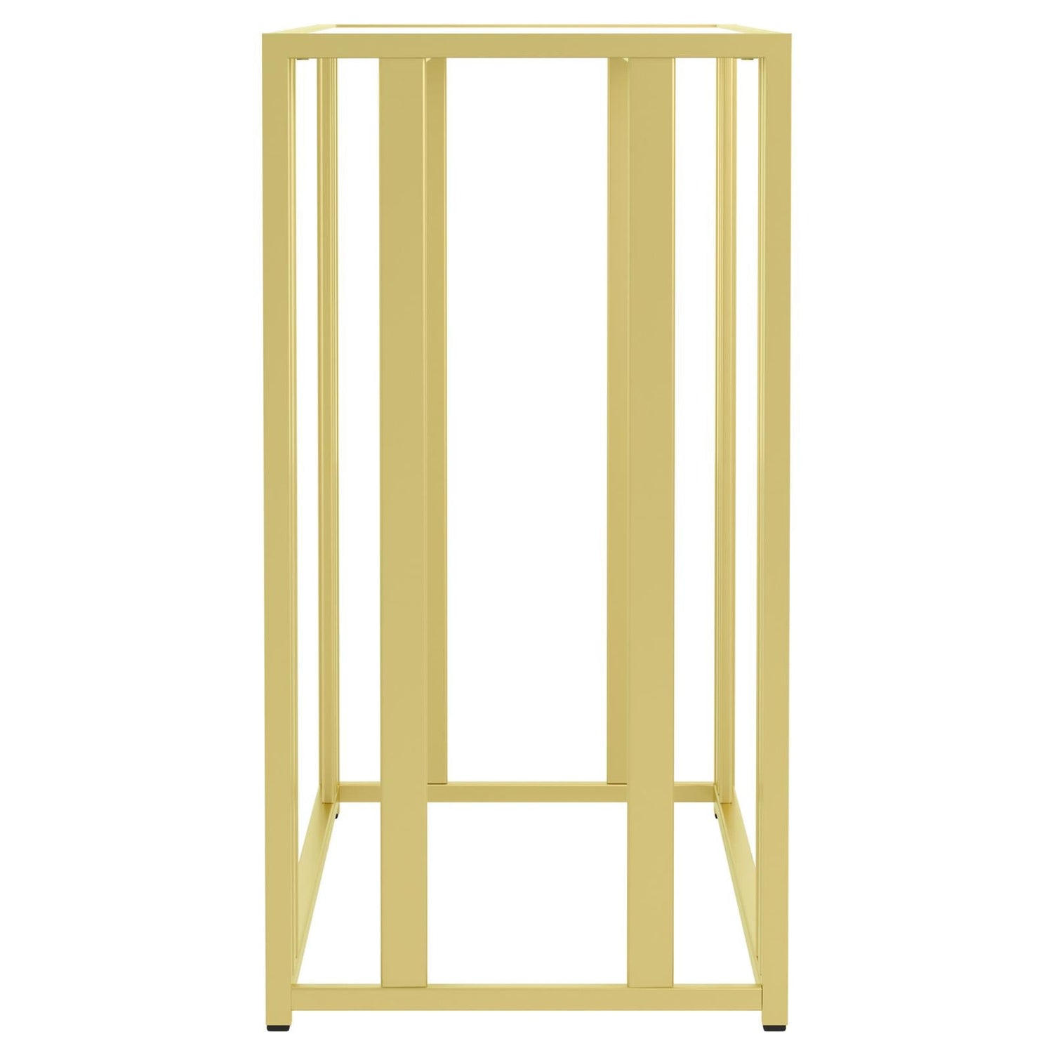 Adri Metal Frame Sofa Table Matte Brass - 723609 - Bien Home Furniture & Electronics