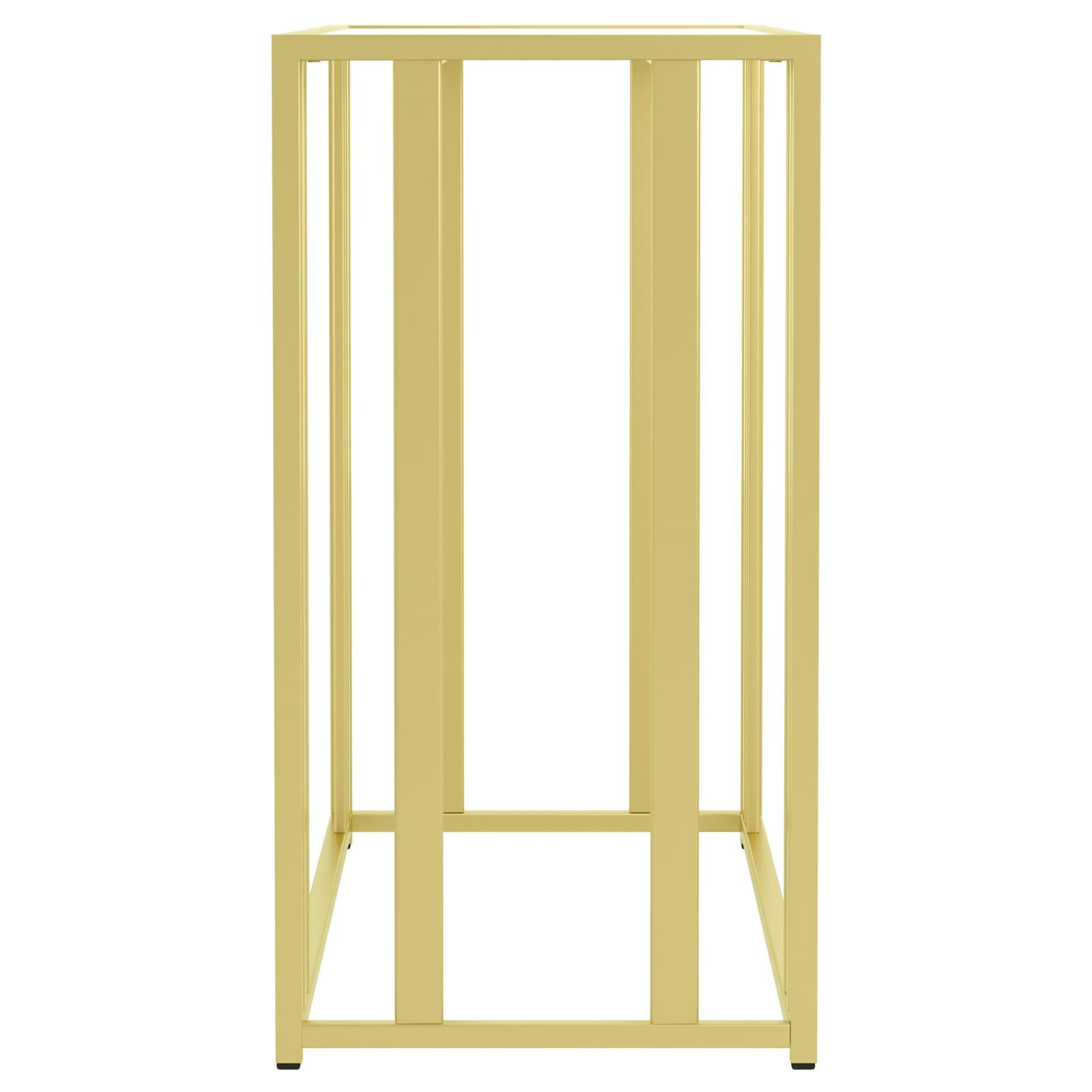 Adri Metal Frame Sofa Table Matte Brass - 723609 - Bien Home Furniture & Electronics