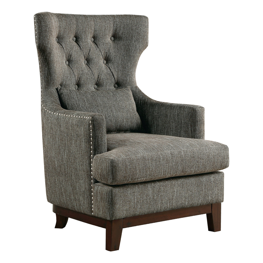 Adriano Brownish Gray Accent Chair - 1217F3S - Bien Home Furniture &amp; Electronics