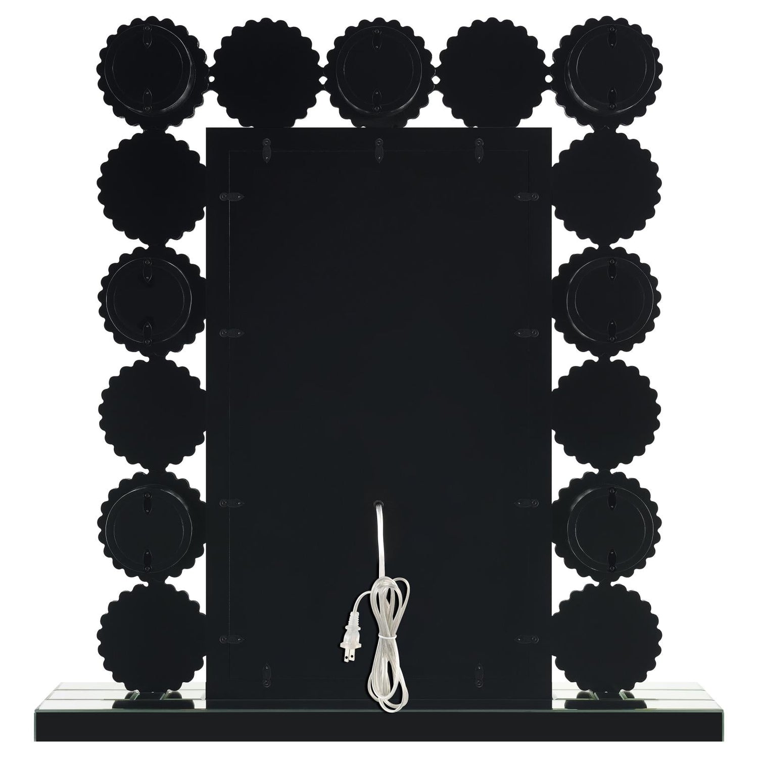 Aghes Rectangular Table Mirror with LED Lighting Mirror - 961624 - Bien Home Furniture & Electronics