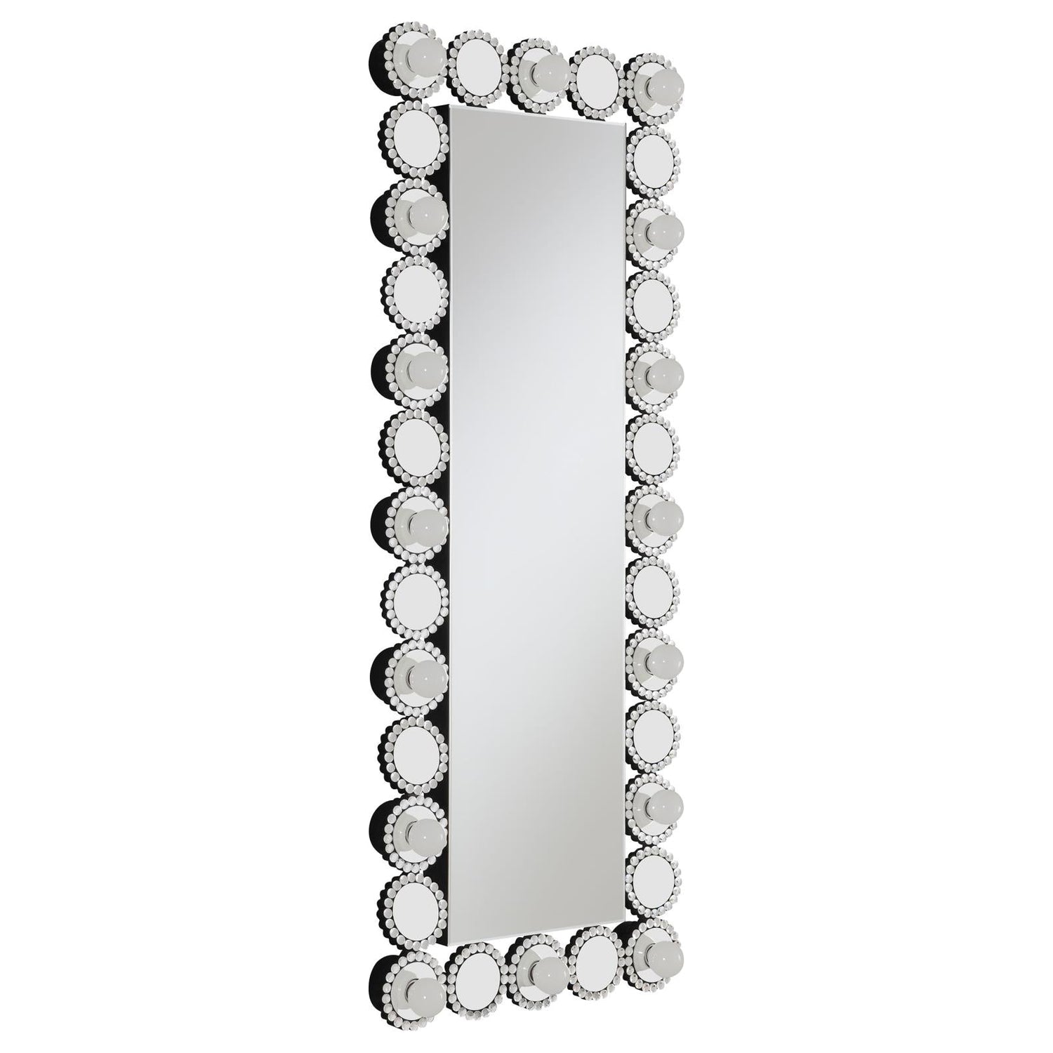Aghes Rectangular Wall Mirror with LED Lighting Mirror - 961623 - Bien Home Furniture & Electronics
