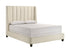 Agnes White Boucle King Upholstered Bed - SET | 5264WH-K-HBFB | 5264WH-KQ-RAIL - Bien Home Furniture & Electronics