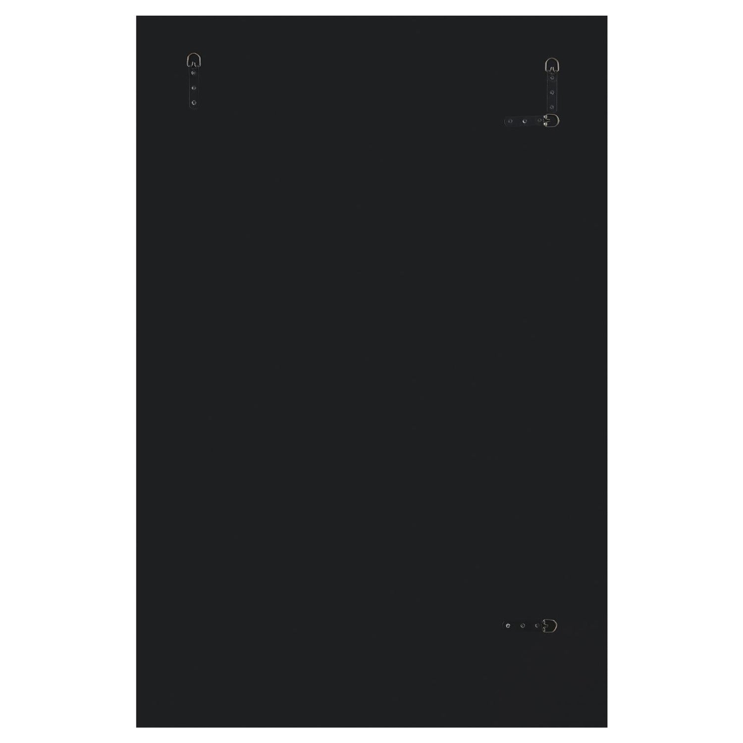 Aideen Silver Rectangular Wall Mirror with Vertical Stripes of Faux Crystals - 961614 - Bien Home Furniture & Electronics