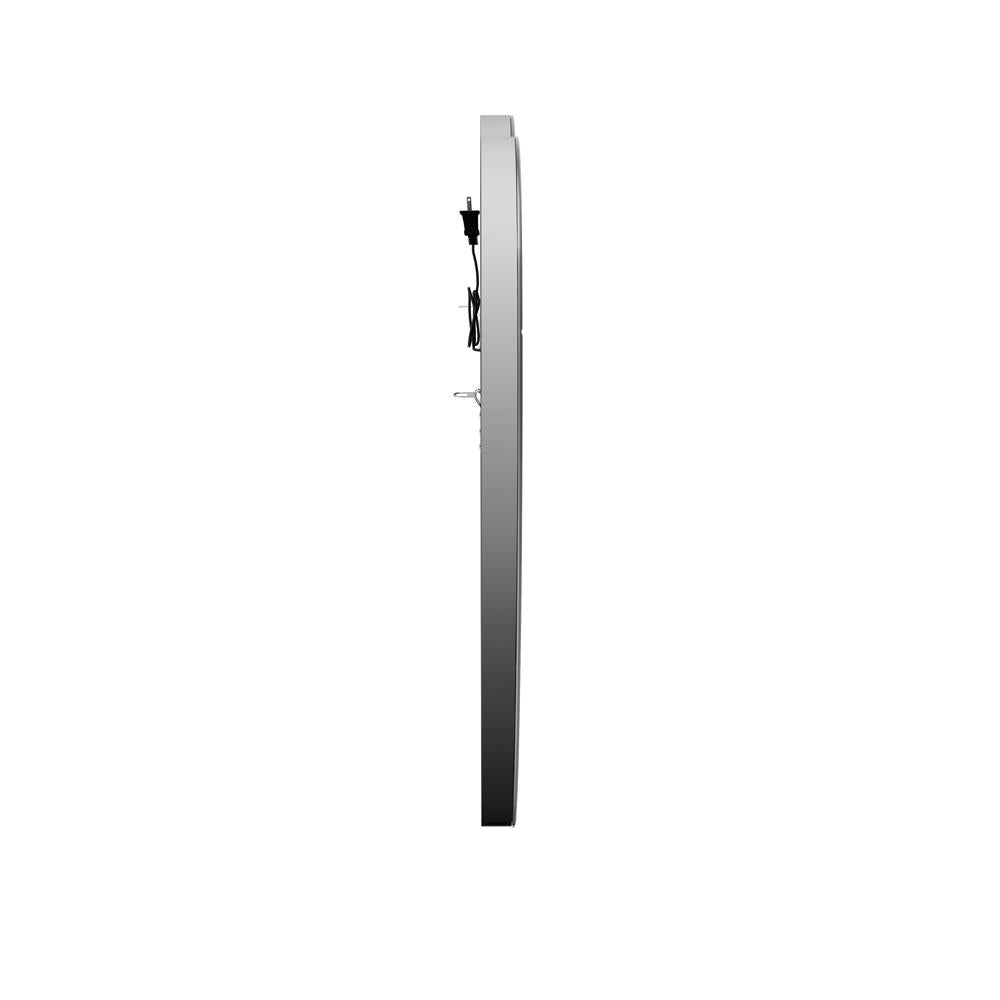 Aiko Silver Heart Shape Wall Mirror - 961535 - Bien Home Furniture & Electronics