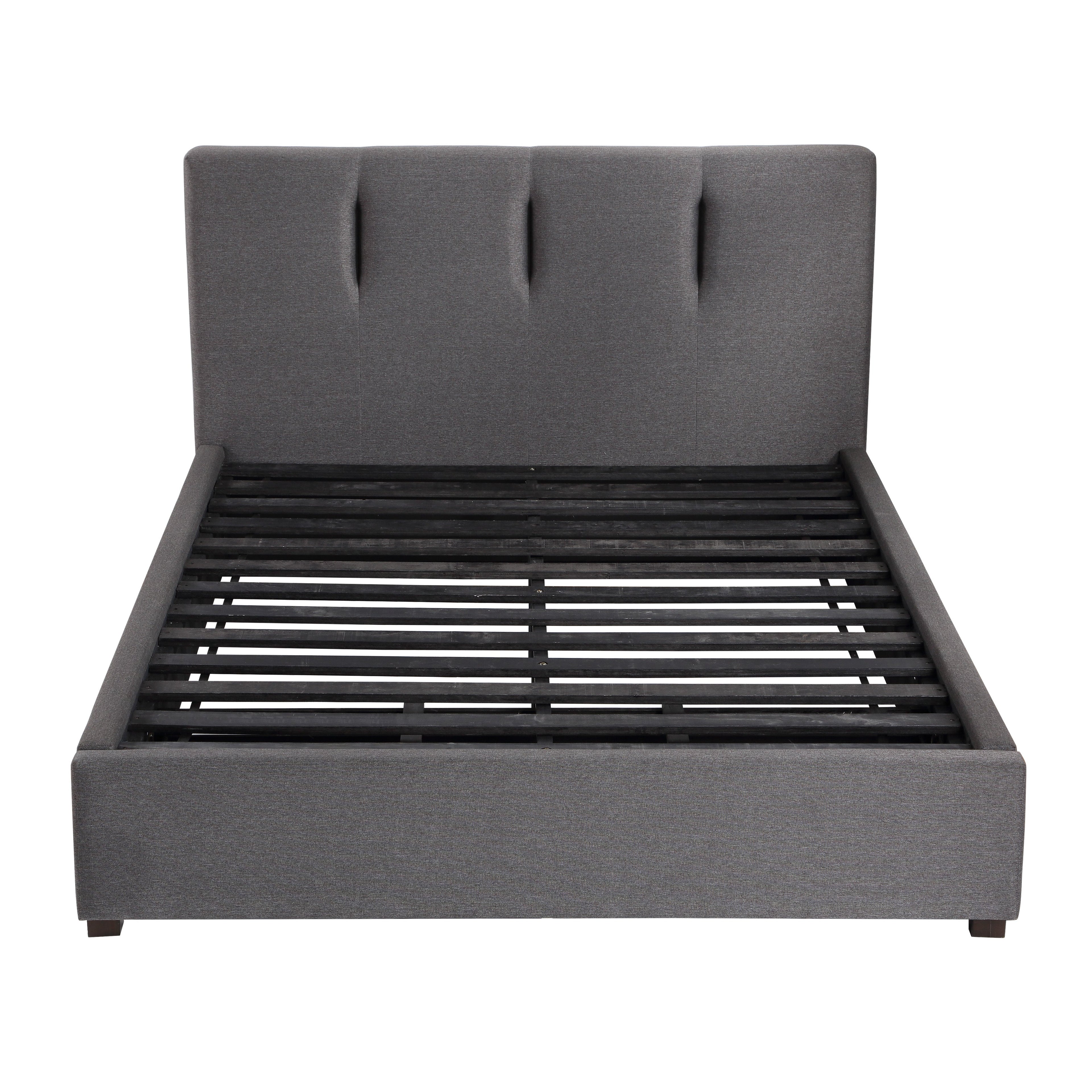 Aitana Graphite Full Platform Bed - 1632GHF-1* - Bien Home Furniture & Electronics