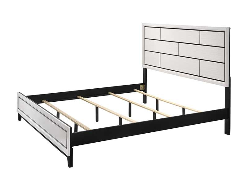 Akerson Chalk King Panel Bed - SET | B4610-K-HBFB | B4610-KQ-RAIL - Bien Home Furniture & Electronics