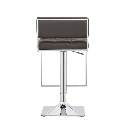 Alameda Chrome/Gray Adjustable Bar Stool - 100195 - Bien Home Furniture &amp; Electronics