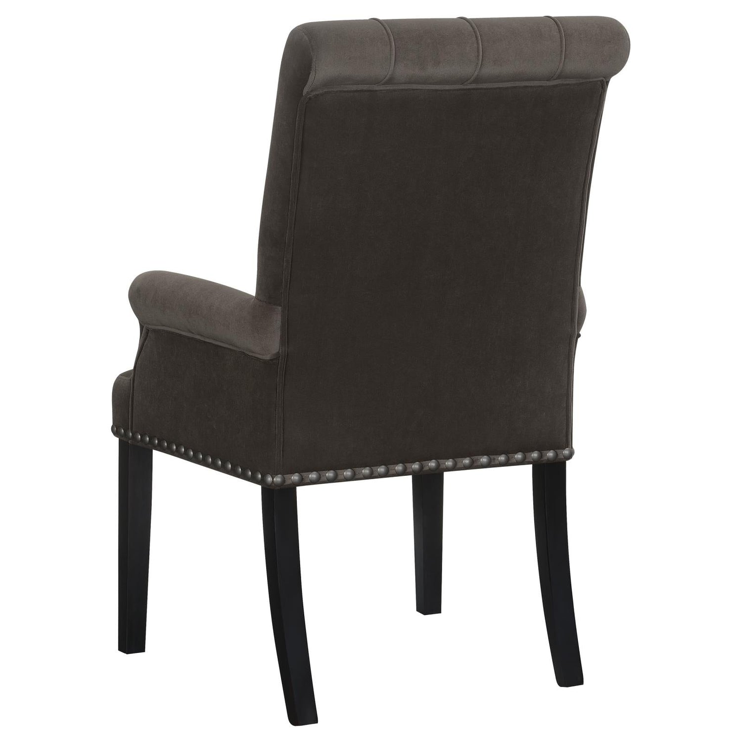 Alana Upholstered Tufted Arm Chair with Nailhead Trim - 115173 - Bien Home Furniture & Electronics