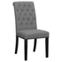 Alana Upholstered Tufted Side Chairs with Nailhead Trim, Set of 2 - 115162 - Bien Home Furniture & Electronics