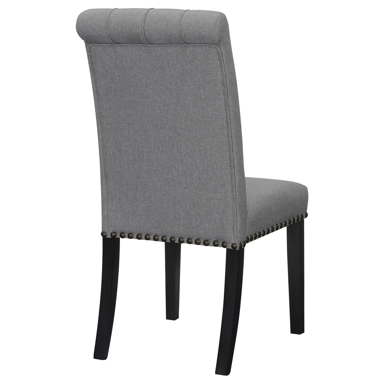 Alana Upholstered Tufted Side Chairs with Nailhead Trim, Set of 2 - 115162 - Bien Home Furniture & Electronics