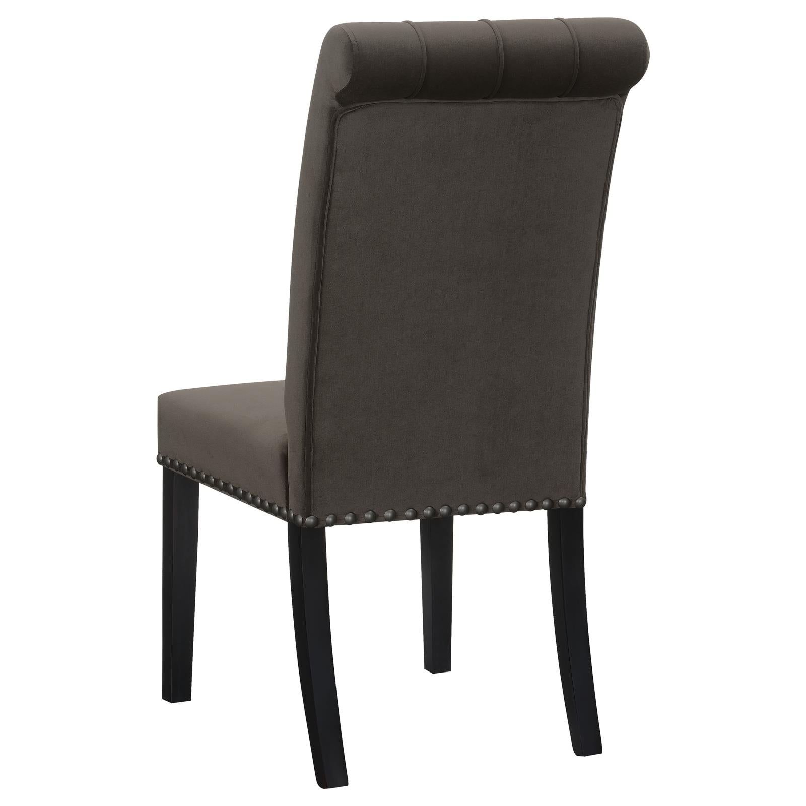Alana Upholstered Tufted Side Chairs with Nailhead Trim, Set of 2 - 115172 - Bien Home Furniture & Electronics