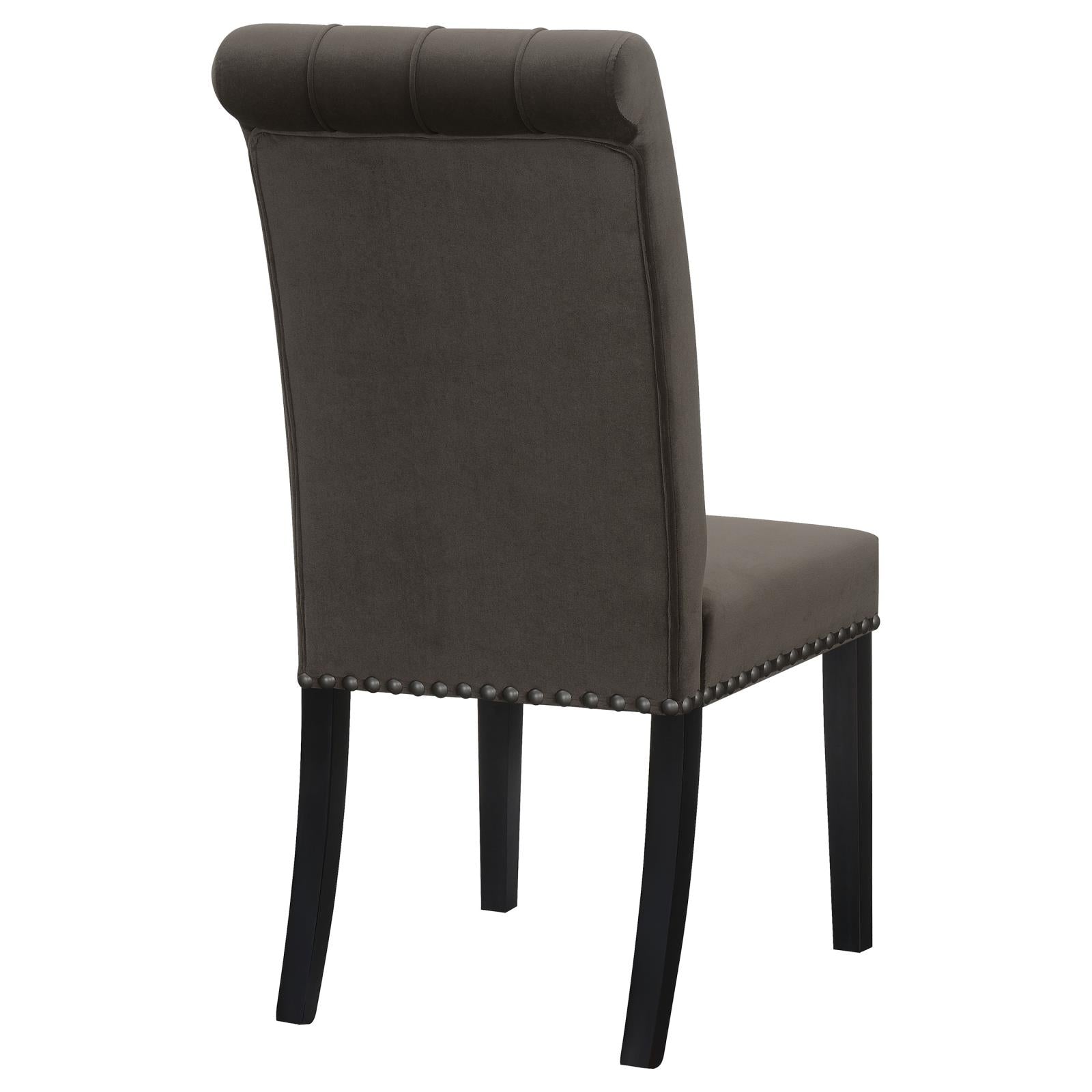 Alana Upholstered Tufted Side Chairs with Nailhead Trim, Set of 2 - 115172 - Bien Home Furniture & Electronics