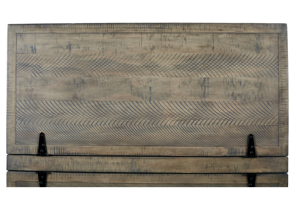 Aldwin Gray Coffee Table With Storage - T457-20 - Bien Home Furniture & Electronics