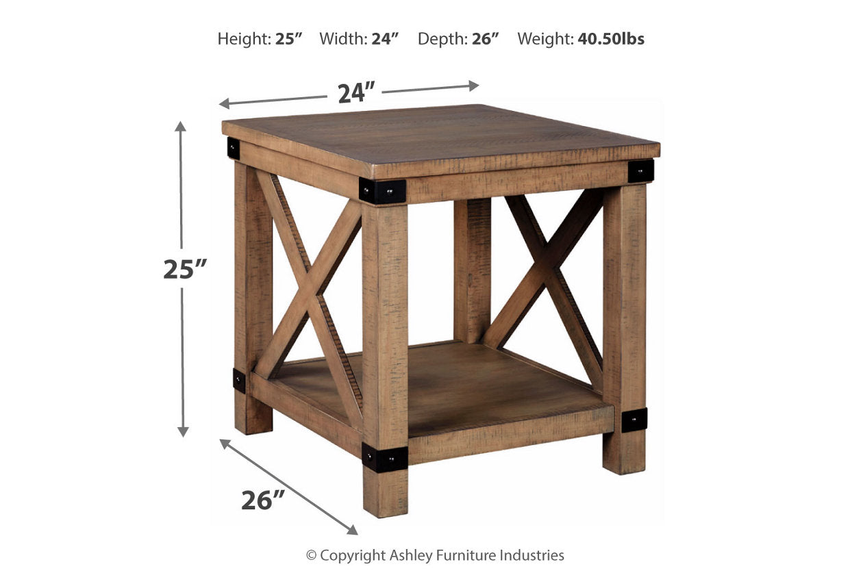 Aldwin Gray End Table - T457-3 - Bien Home Furniture & Electronics