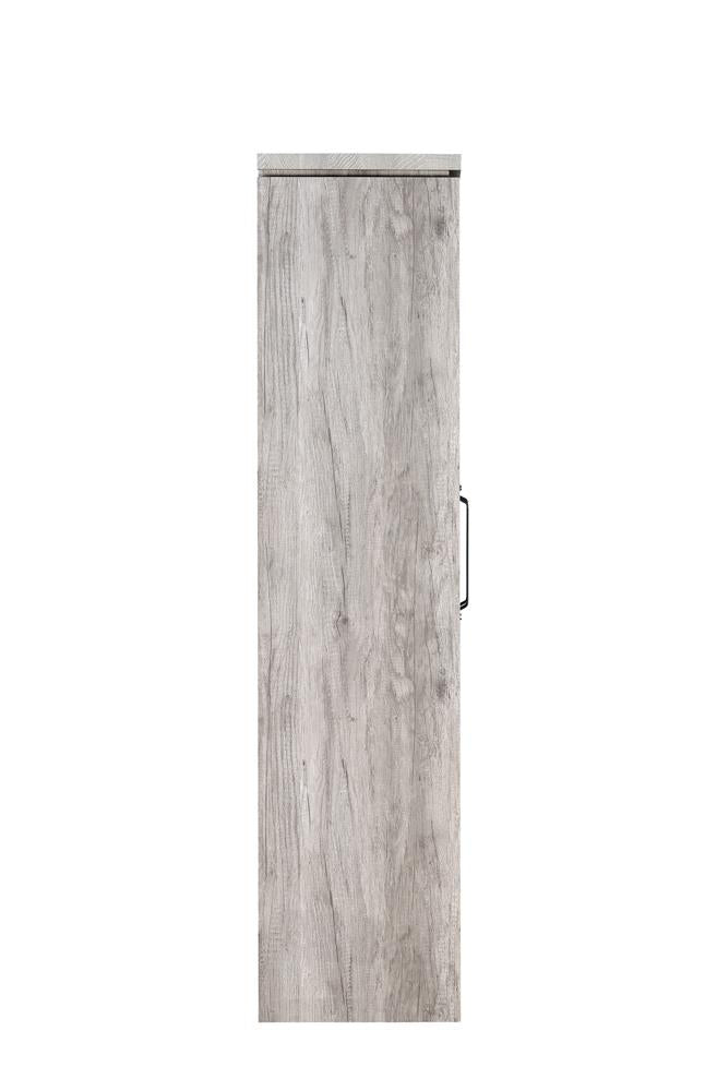 Alejo Gray Driftwood 2-Door Tall Cabinet - 950783 - Bien Home Furniture & Electronics