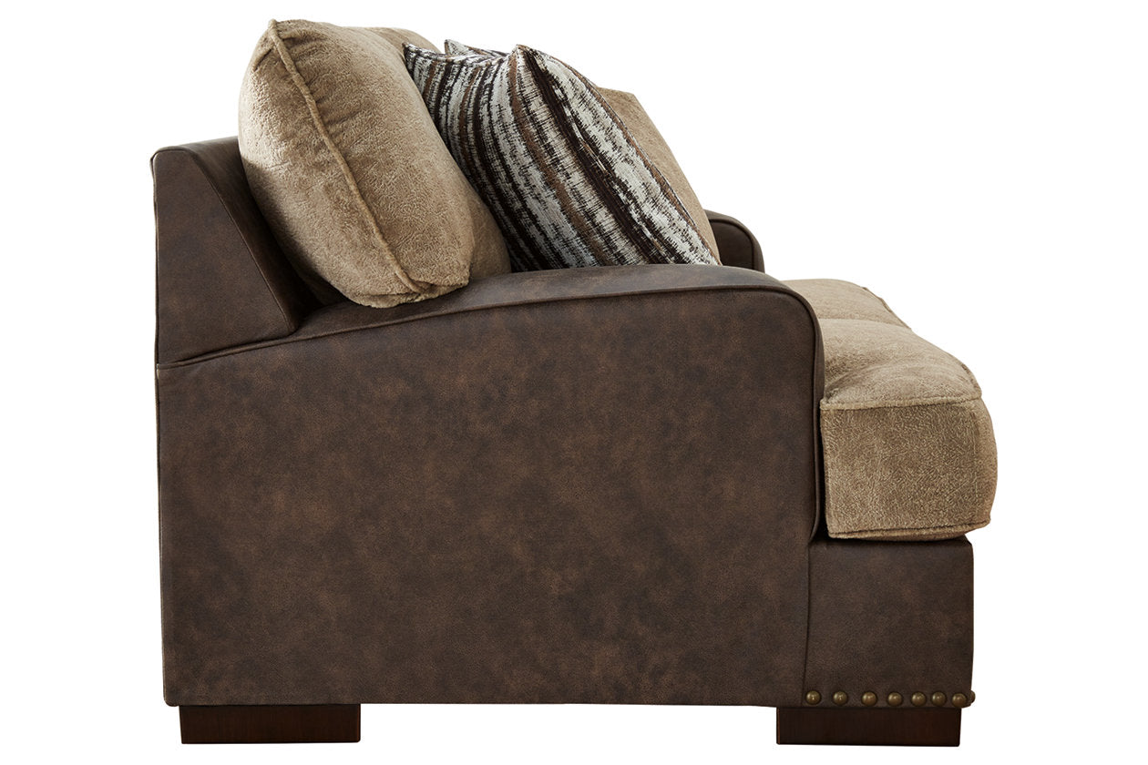 Alesbury Chocolate Loveseat - 1870435 - Bien Home Furniture & Electronics