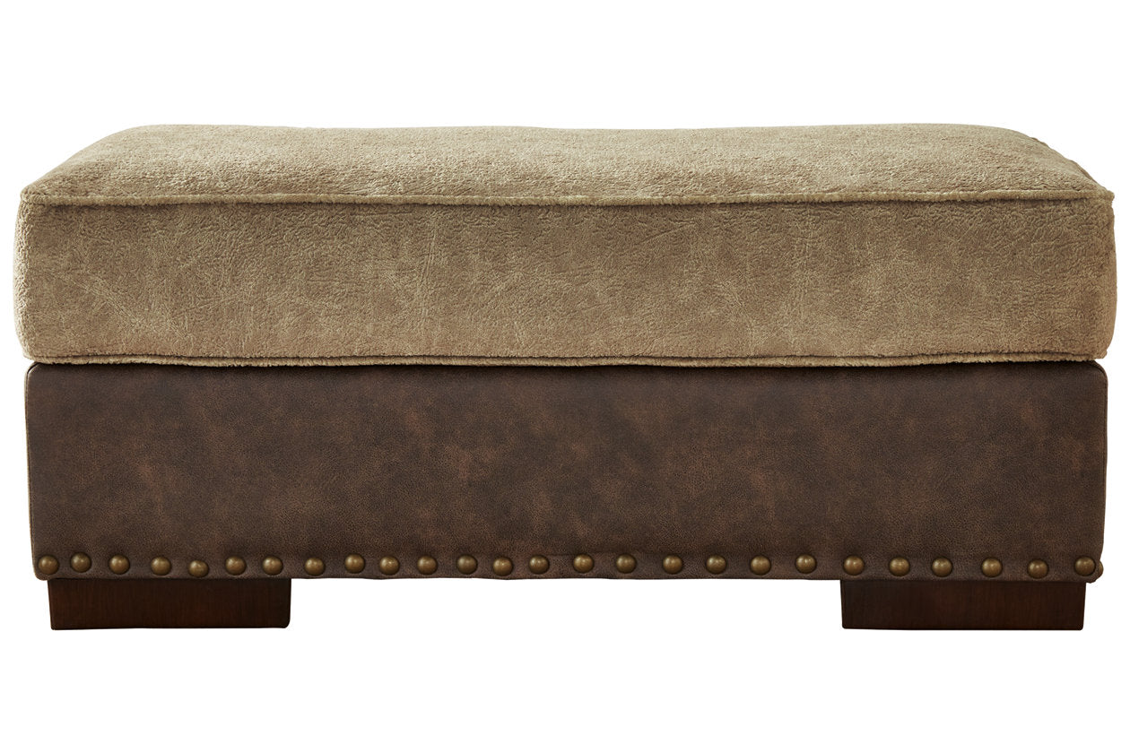 Alesbury Chocolate Ottoman - 1870414 - Bien Home Furniture &amp; Electronics