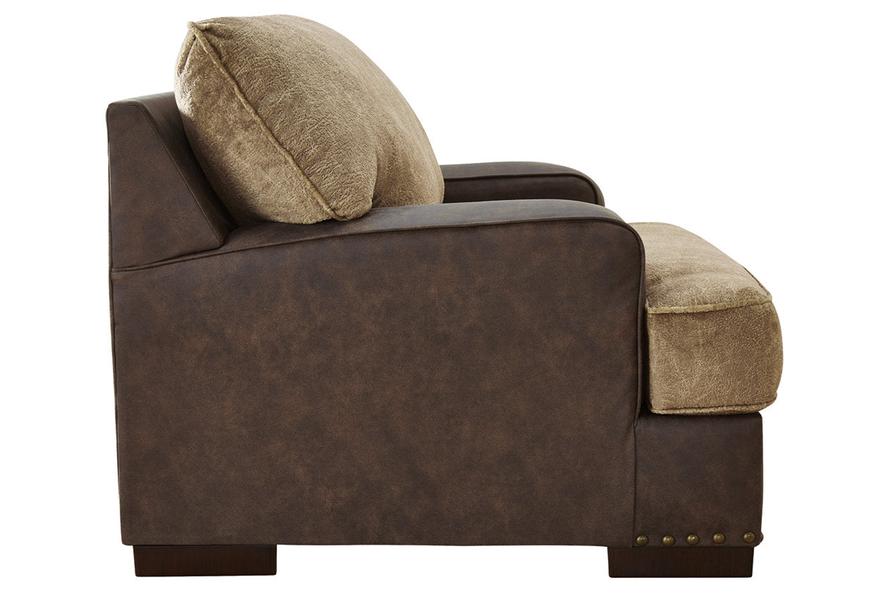 Alesbury Chocolate Oversized Chair - 1870423 - Bien Home Furniture & Electronics