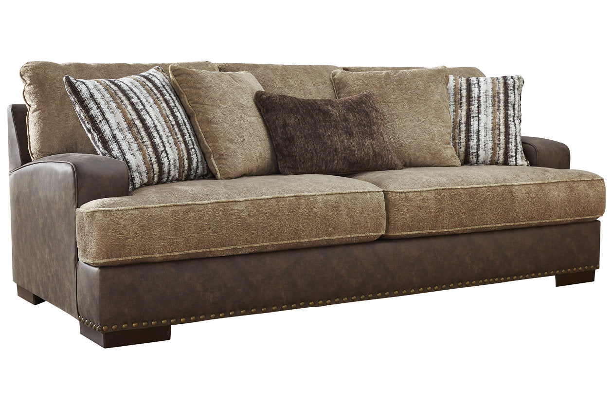 Alesbury Chocolate Sofa - 1870438 - Bien Home Furniture & Electronics