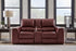 Alessandro Garnet Power Reclining Loveseat with Console - U2550118 - Bien Home Furniture & Electronics