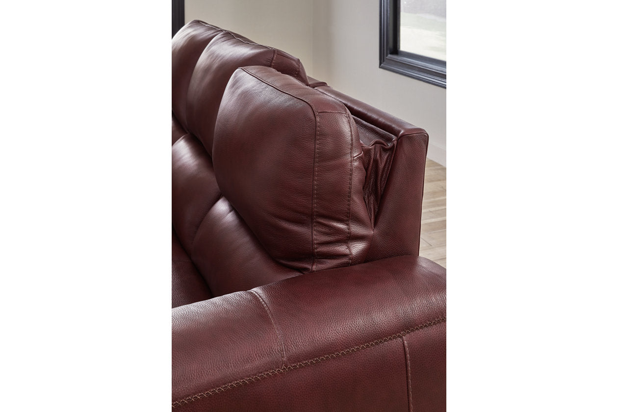 Alessandro Garnet Power Reclining Sofa - U2550115 - Bien Home Furniture & Electronics