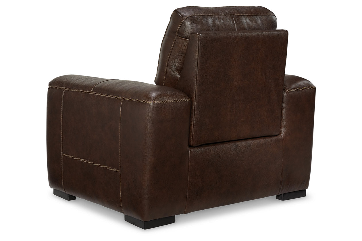Alessandro Walnut Power Recliner - U2550213 - Bien Home Furniture & Electronics