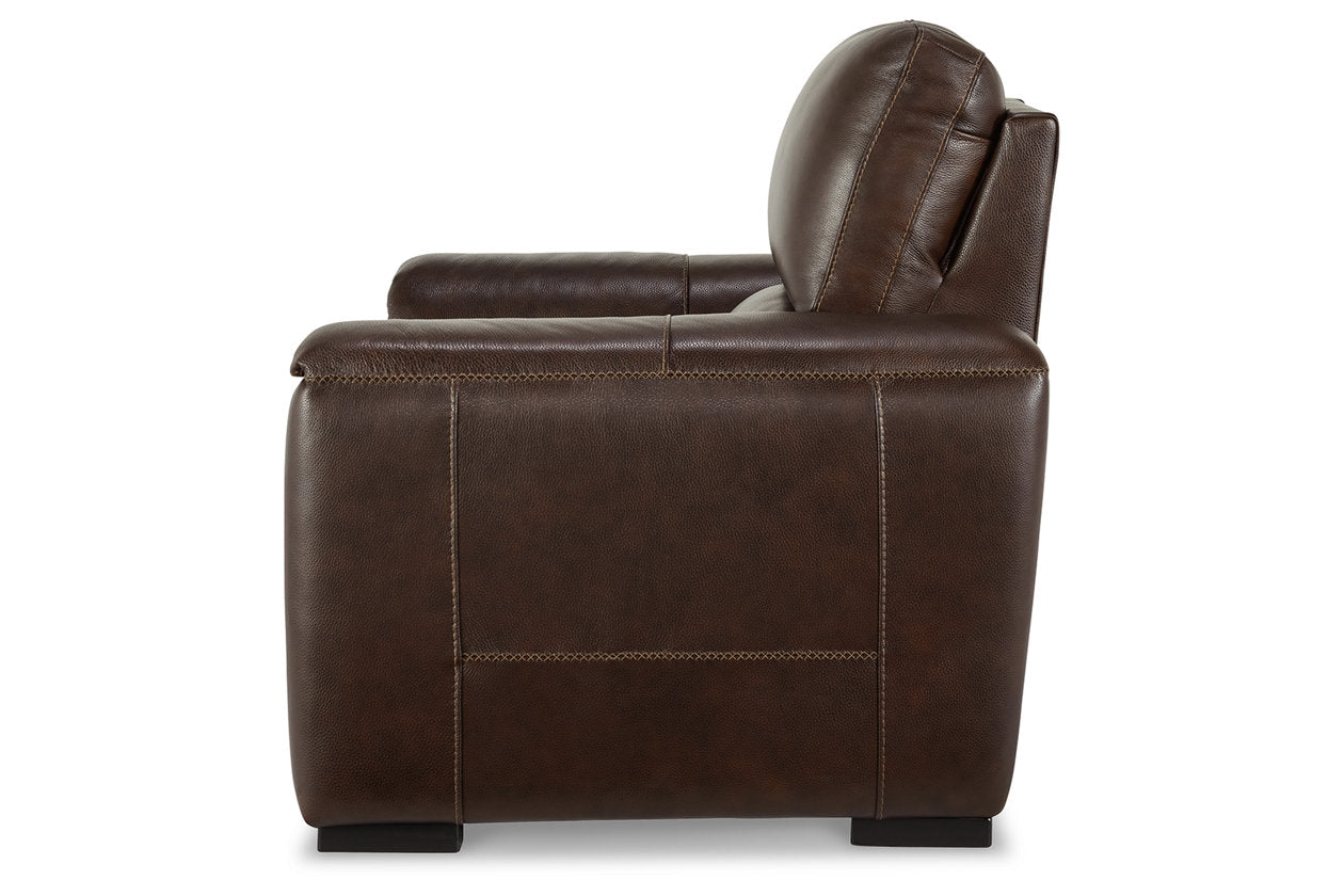Alessandro Walnut Power Recliner - U2550213 - Bien Home Furniture & Electronics