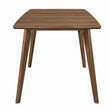 Alfredo Natural Walnut Rectangular Dining Table - 108080 - Bien Home Furniture & Electronics