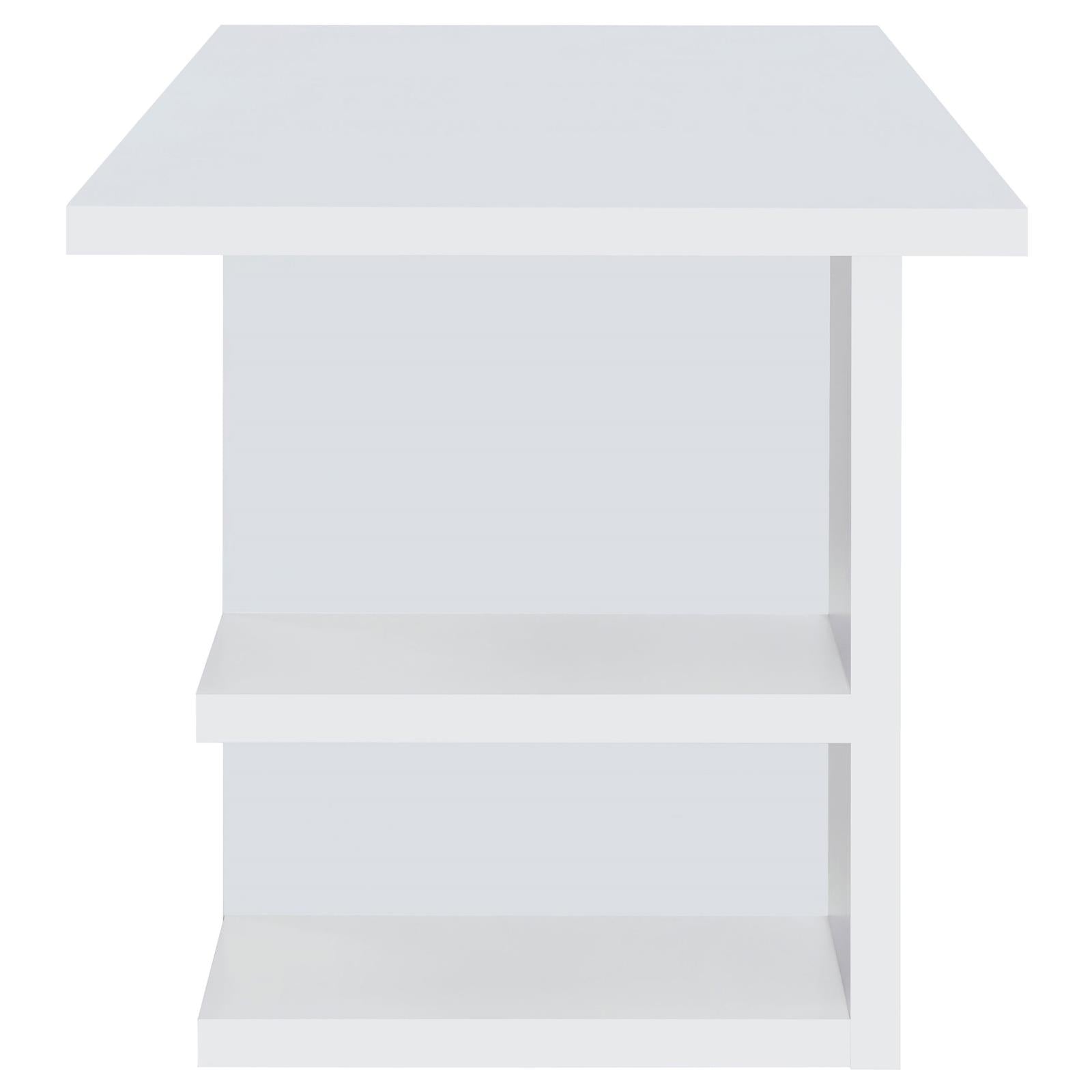 Alice White Writing Desk with Open Shelves - 801455 - Bien Home Furniture & Electronics