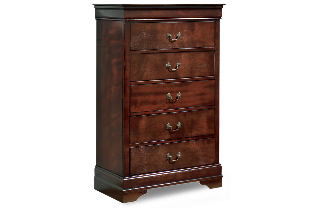 Alisdair Dark Brown Chest of Drawers - B376-46 - Bien Home Furniture & Electronics