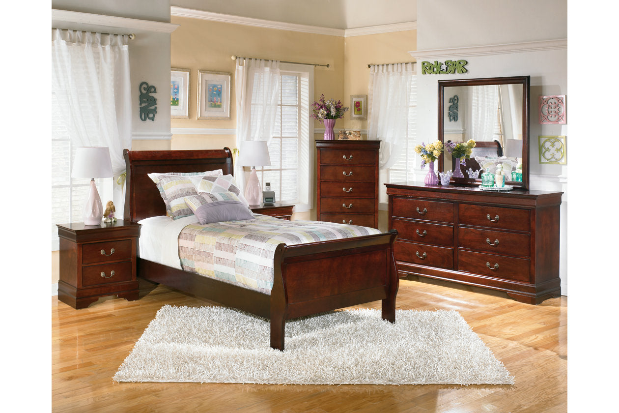 Alisdair Dark Brown Nightstand - B376-92 - Bien Home Furniture &amp; Electronics