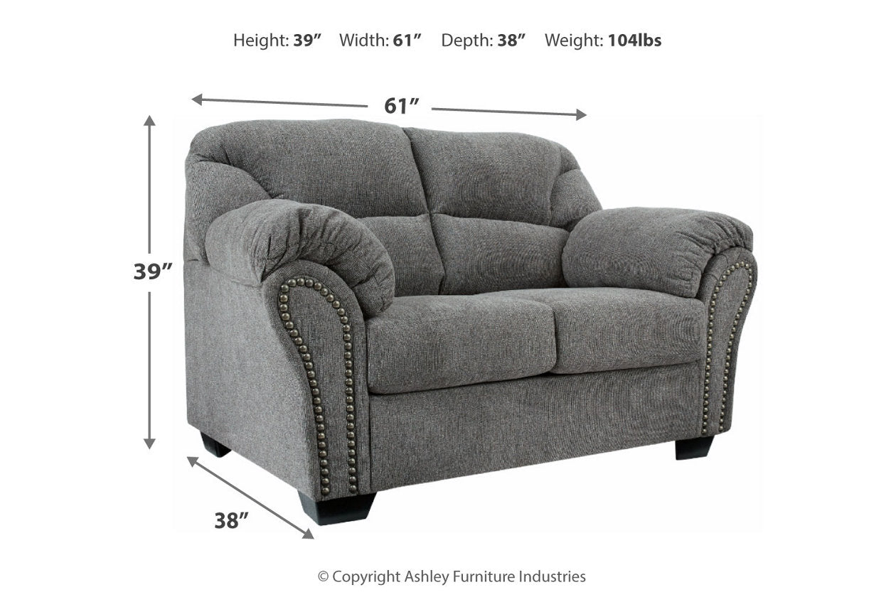 Allmaxx Pewter Loveseat - 2810535 - Bien Home Furniture & Electronics