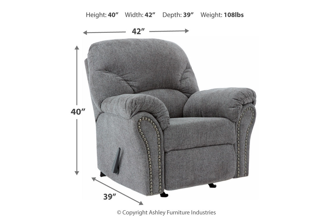 Allmaxx Pewter Recliner - 2810525 - Bien Home Furniture & Electronics