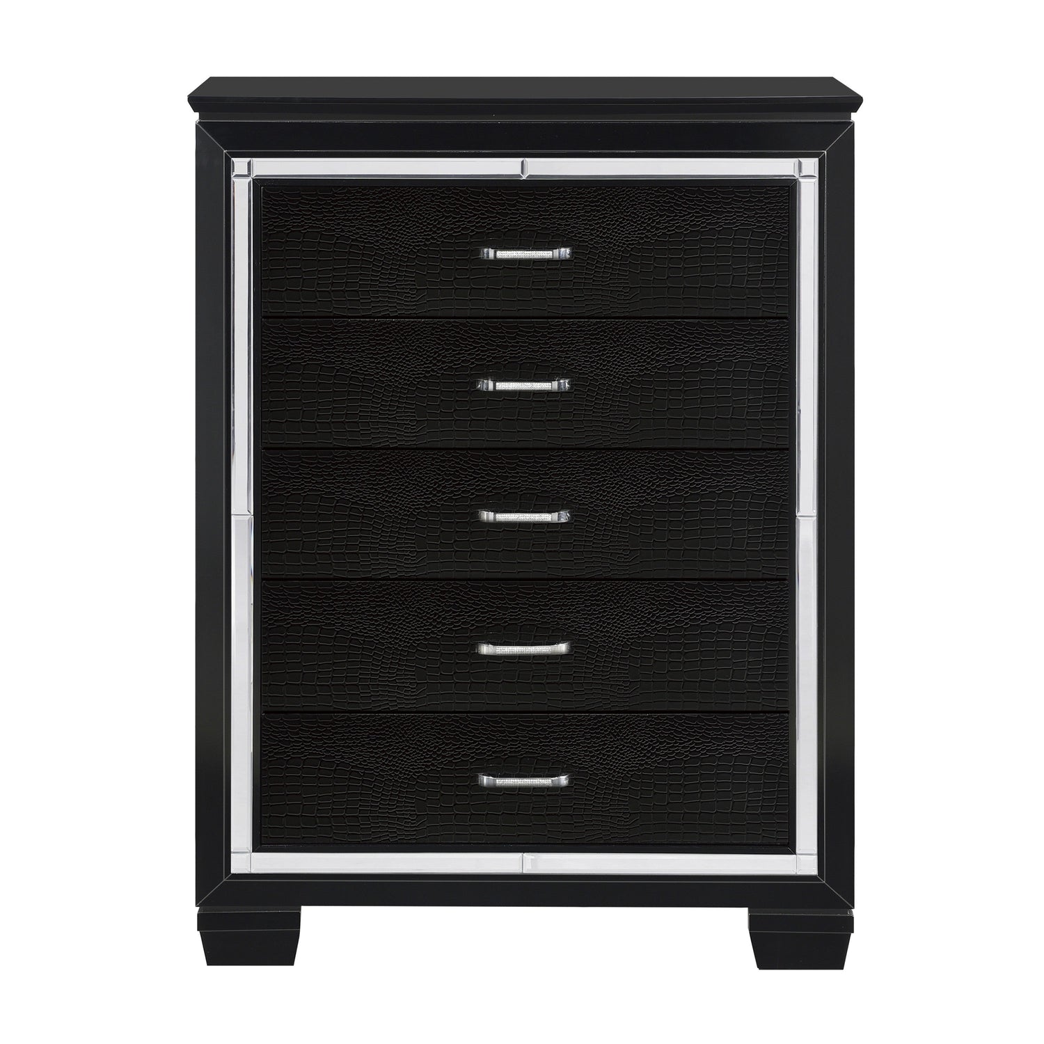 Allura Black Chest - 1916BK-9 - Bien Home Furniture & Electronics