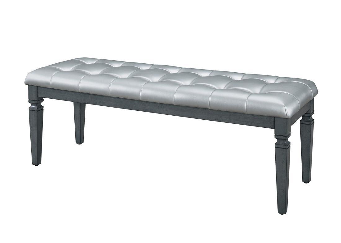 Allura Gray Bedroom Bench - 1916GY-FBH - Bien Home Furniture &amp; Electronics