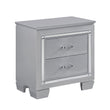 Allura Silver Nightstand - 1916-4 - Bien Home Furniture & Electronics