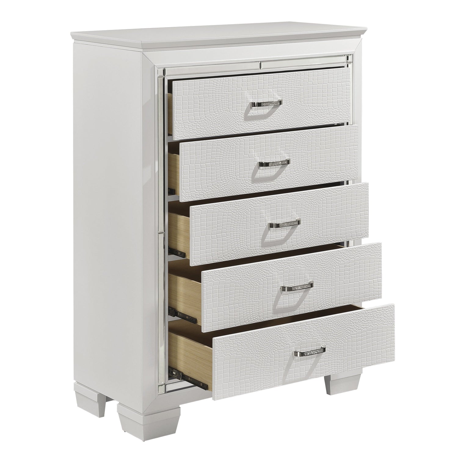 Allura White Chest - 1916W-9 - Bien Home Furniture & Electronics