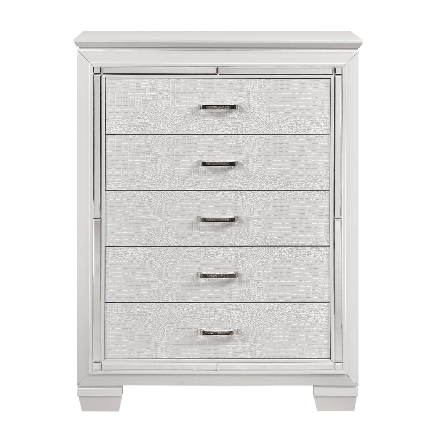 Allura White LED Upholstered Panel Youth Bedroom Set - SET | 1916FW-1 | 1916FW-2 | 1916FW-3 | 1916W-5 | 1916W-6 | 1916W-4 | 1916W-9 - Bien Home Furniture & Electronics