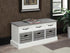 Alma 3-drawer Storage Bench White and Weathered Gray - 501196 - Bien Home Furniture & Electronics