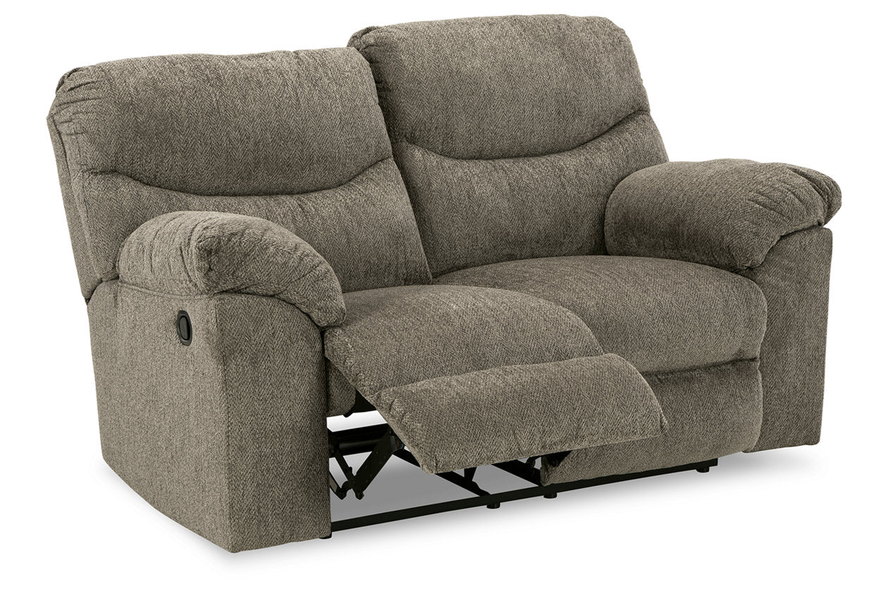Alphons Putty Reclining Loveseat - 2820186 - Bien Home Furniture & Electronics