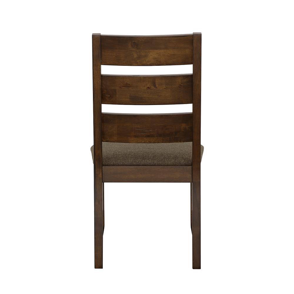 Alston Knotty Nutmeg/Gray Ladder Back Dining Side Chairs, Set of 2 - 106382 - Bien Home Furniture & Electronics