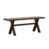 Alston Knotty Nutmeg X-Shaped Dining Bench - 106383 - Bien Home Furniture & Electronics