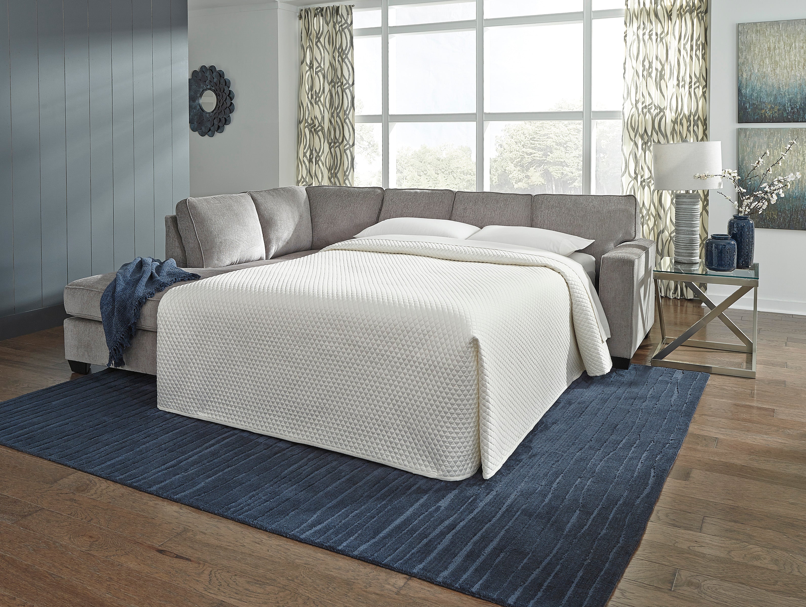 Altari Alloy LAF Sleeper Sectional - SET | 8721416 | 8721483 | 8721408 | 8721425 - Bien Home Furniture & Electronics