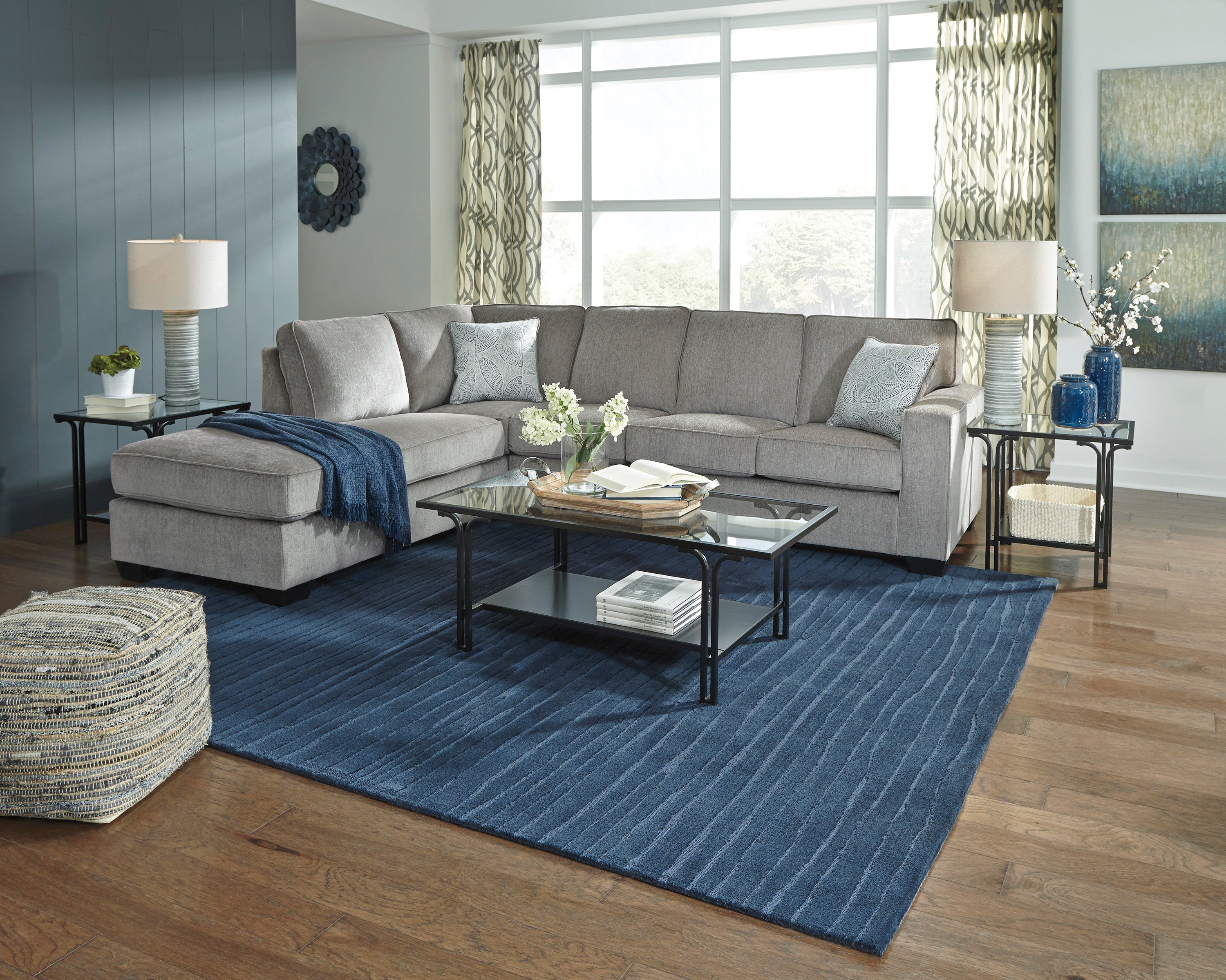 Altari Alloy LAF Sleeper Sectional - SET | 8721416 | 8721483 | 8721408 | 8721425 - Bien Home Furniture & Electronics