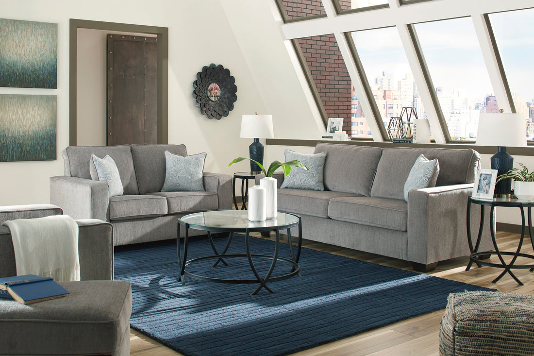 Altari Alloy Living Room Set - SET | 8721438 | 8721435 - Bien Home Furniture &amp; Electronics