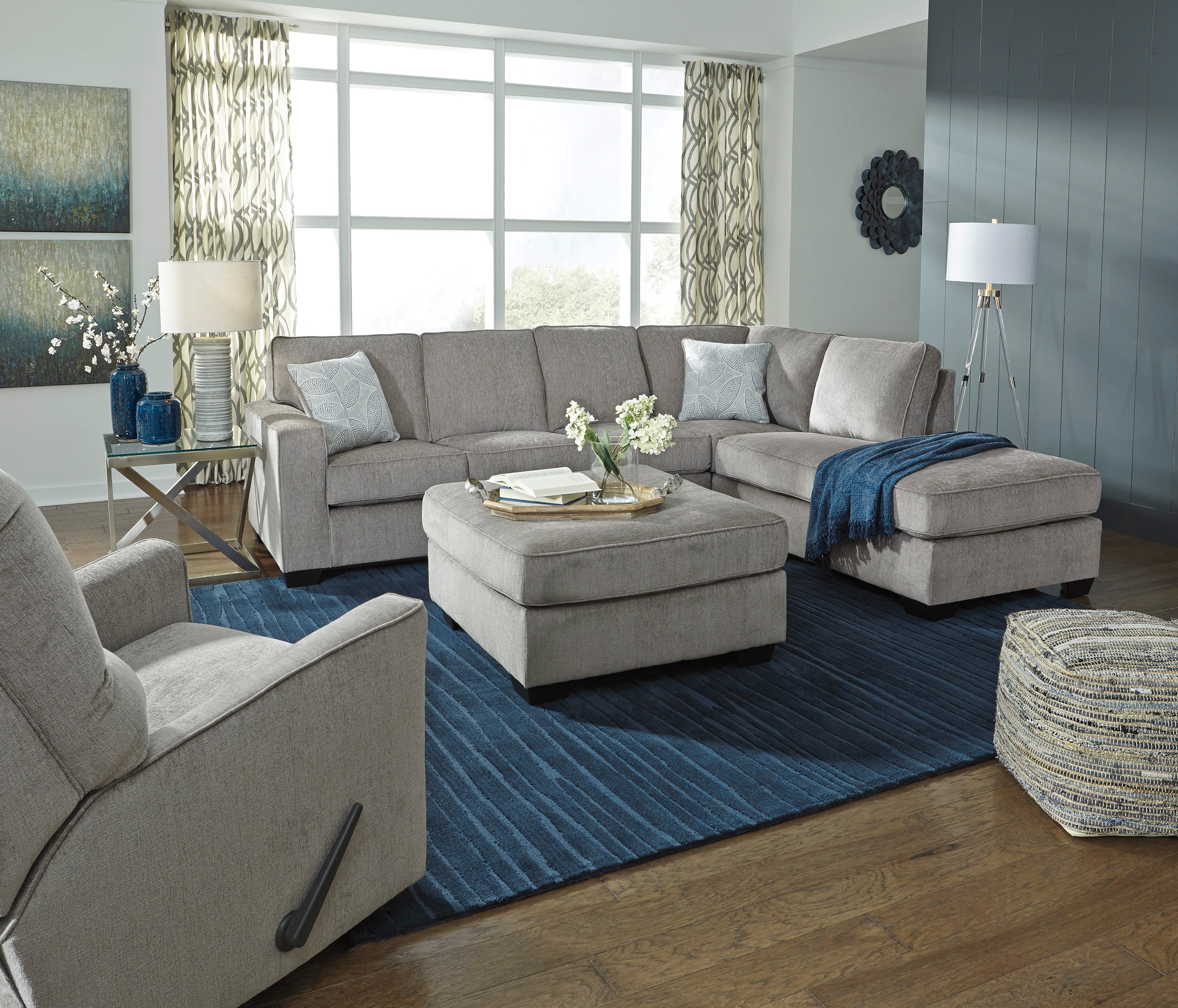 Altari Alloy RAF Sleeper Sectional - SET | 8721417 | 8721410 | 8721425 - Bien Home Furniture & Electronics