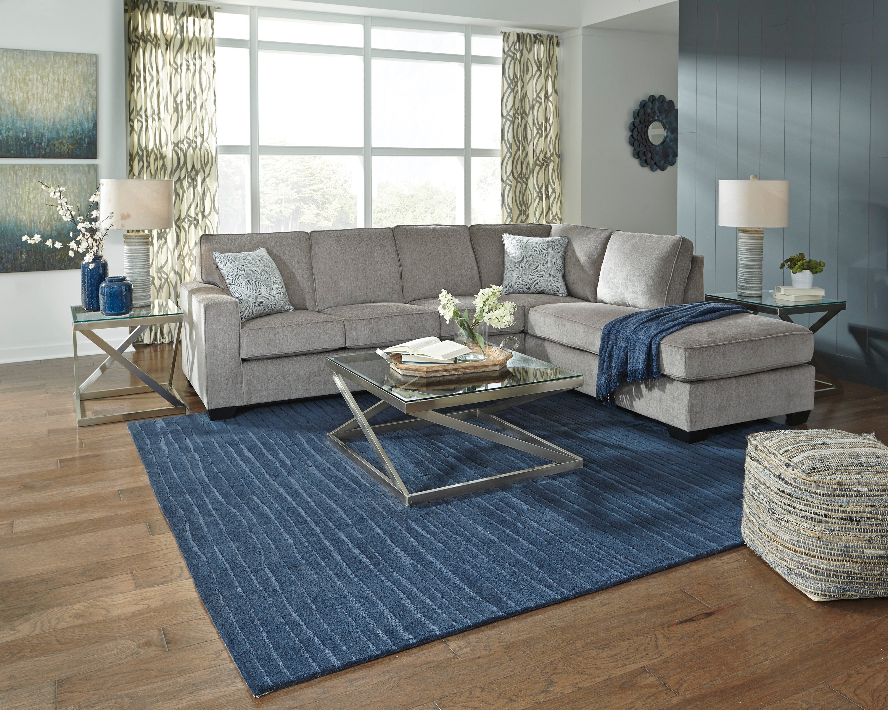 Altari Alloy RAF Sleeper Sectional - SET | 8721417 | 8721410 | 8721425 - Bien Home Furniture & Electronics